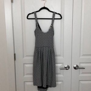 Nautical Open Back Anthropologie Dress